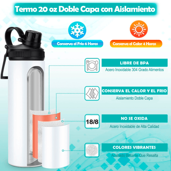 Termo personalizable de 20oz