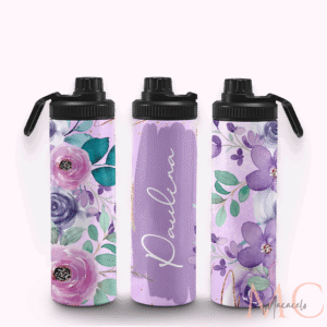 Termo 20oz - Floral Nombre Personalizado TF0001