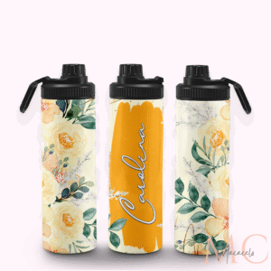 Termo 20oz - Floral Nombre Personalizado TF0002