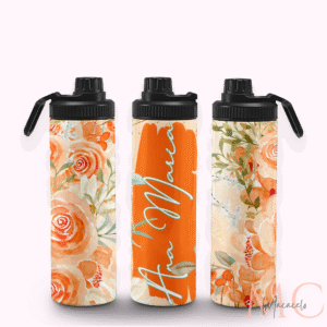 Termo 20oz - Floral Nombre Personalizado TF0003