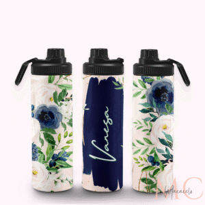 Termo 20oz - Floral Nombre Personalizado TF0010