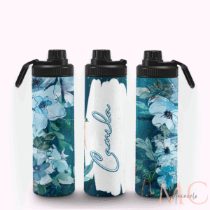 Termo 20oz - Floral Nombre Personalizado TF0015